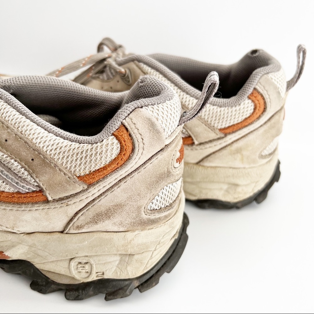 The North Face Tan Leather Hiking Shoes Vibram size 7.5 - Picture 6 of 10